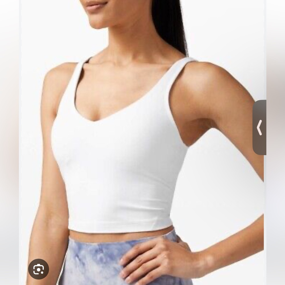 NWT lululemon White Align Tank 8 Women’s